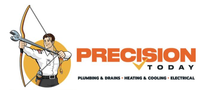 Logo for Precision Today Plumbing Heating Cooling Electrical, LLC